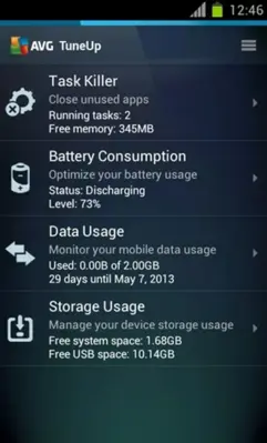 AVG TuneUp android App screenshot 1